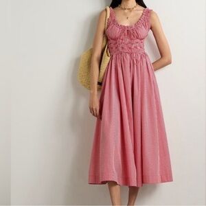 Doen Emmaretta Red Gingham Dress in XS NWT